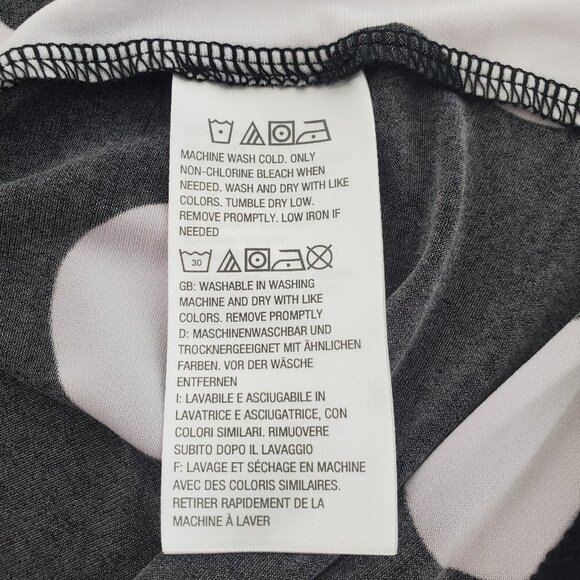 Susan Graver Womens Pollka Dot Liquid Knit Faux-Wrap Maxi Dress Size XL Petite - Picture 5 of 9